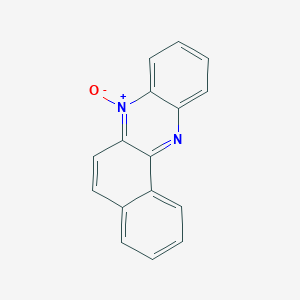 molecular formula C16H10N2O B101514 Benzo[a]phenazine, 7-oxide CAS No. 18636-86-7