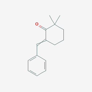 Cyclohexanone, 2,2-dimethyl-6-(phenylmethylene)-