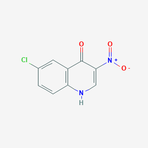 molecular formula C9H5ClN2O3 B010152 6-Chloro-3-nitroquinolin-4-ol CAS No. 101861-61-4
