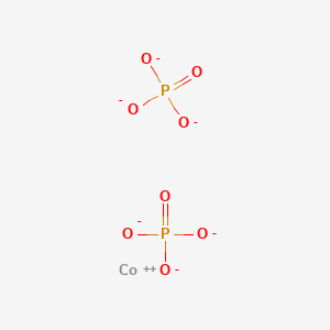 molecular formula CoO8P2-4 B101534 Cobalt bis(dihydrogen phosphate) CAS No. 18718-10-0