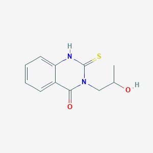 molecular formula C11H12N2O2S B101541 3-(2-羟丙基)-2-巯基喹唑啉-4(3H)-酮 CAS No. 16024-86-5