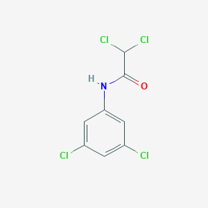 molecular formula C8H5Cl4NO B101545 Acetanilide, 2,2,3',5'-tetrachloro- CAS No. 17641-00-8