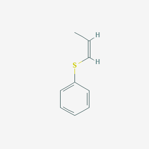 molecular formula C9H10S B101550 (z)-1-(Phenylthio)propene CAS No. 16336-50-8