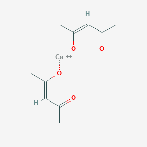 molecular formula C10H14CaO4 B101556 Calcium acetylacetonate CAS No. 19372-44-2