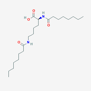 (2S)-2,6-bis(octanoylamino)hexanoic acid