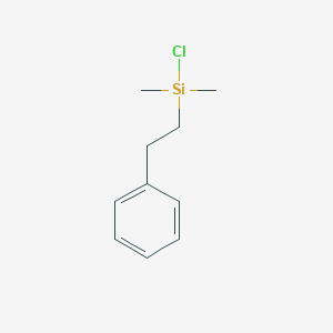 molecular formula C10H15ClSi B101568 氯二甲基苯乙基硅烷 CAS No. 17146-08-6