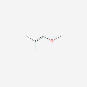 molecular formula C5H10O B101570 1-Propene, 1-methoxy-2-methyl- CAS No. 17574-84-4