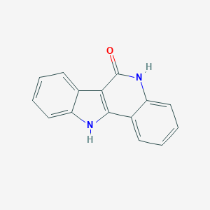 molecular formula C15H10N2O B101578 5,11-二氢-6H-吲哚[3,2-c]喹啉-6-酮 CAS No. 18735-98-3
