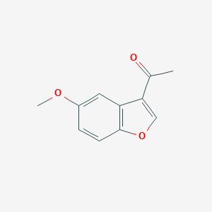 molecular formula C11H10O3 B101580 1-(5-Methoxy-1-benzofuran-3-yl)ethanone CAS No. 17249-69-3