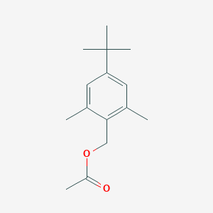molecular formula C15H22O2 B101585 (4-Tert-butyl-2,6-dimethylphenyl)methyl acetate CAS No. 19387-84-9