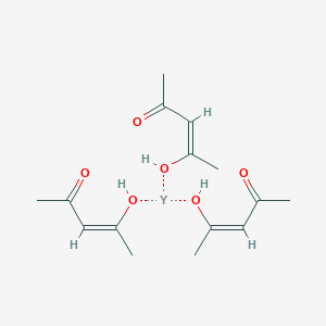 molecular formula C15H21O6Y B101591 (Z)-4-hydroxypent-3-en-2-one;yttrium CAS No. 15554-47-9