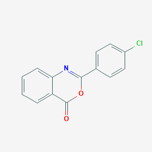 molecular formula C14H8ClNO2 B101596 2-(4-chlorophenyl)-4H-3,1-benzoxazin-4-one CAS No. 18600-52-7