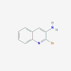 molecular formula C9H7BrN2 B101606 2-Bromoquinolin-3-amine CAS No. 17127-83-2
