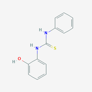 molecular formula C13H12N2OS B101611 Thiourea, N-(2-hydroxyphenyl)-N'-phenyl- CAS No. 17073-34-6