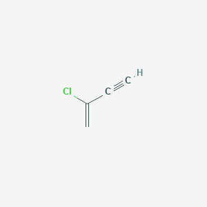 molecular formula C4H3Cl B101612 1-Buten-3-yne, 2-chloro- CAS No. 17712-36-6