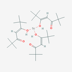 (Z)-5-Hydroxy-2,2,6,6-tetramethylhept-4-en-3-one;scandium