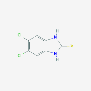 molecular formula C7H4Cl2N2S B101616 5,6-dichloro-1H-benzo[d]imidazole-2-thiol CAS No. 19462-98-7