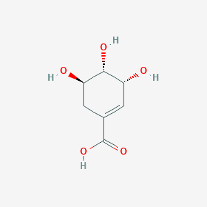 molecular formula C7H10O5 B010162 Shikimic acid CAS No. 106210-02-0