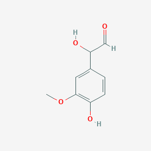 molecular formula C9H10O4 B101626 3-Methoxy-4-hydroxyphenylglycolaldehyde CAS No. 17592-23-3