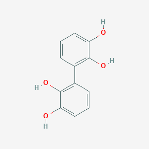 molecular formula C12H10O4 B101632 [1,1'-Biphenyl]-2,2',3,3'-tetrol CAS No. 19261-03-1