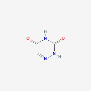molecular formula C3H3N3O2 B101635 6-氮杂尿嘧啶 CAS No. 18802-37-4