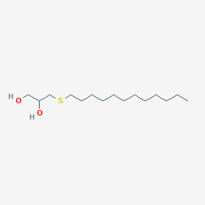 molecular formula C15H32O2S B101636 3-Dodecylthio-1,2-propanediol CAS No. 18023-86-4