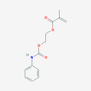 molecular formula C13H15NO4 B010164 2-[[(Phenylamino)carbonyl]oxy]ethyl methacrylate CAS No. 51727-47-0