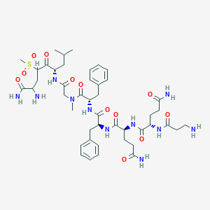 molecular formula C45H67N11O12S B010165 Ala-sar-met-SP(4-11) CAS No. 110863-38-2