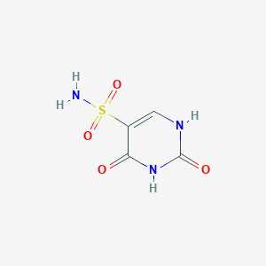 molecular formula C4H5N3O4S B101662 5-Pyrimidinesulfonamide, 1,2,3,4-tetrahydro-2,4-dioxo- CAS No. 17017-91-3