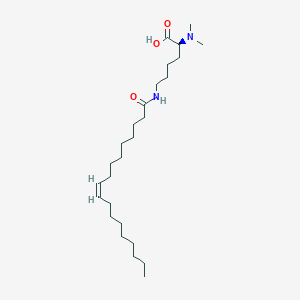 molecular formula C26H50N2O3 B101663 N2,N2-Dimethyl-N6-oleoyl-DL-lysine CAS No. 17196-51-9