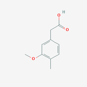 molecular formula C10H12O3 B010167 2-(3-Methoxy-4-methylphenyl)acetic acid CAS No. 100861-38-9