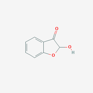 molecular formula C8H6O3 B101677 2-Hydroxybenzofuran-3(2H)-one CAS No. 17392-15-3