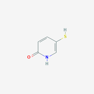 molecular formula C5H5NOS B101687 5-sulfanyl-1H-pyridin-2-one CAS No. 18108-82-2