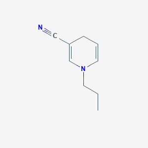molecular formula C9H12N2 B101705 Nicotinonitrile, 1,4-dihydro-1-propyl- CAS No. 19424-17-0