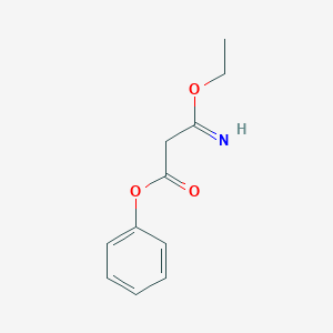 molecular formula C11H13NO3 B101710 Phenyl 3-ethoxy-3-iminopropionate CAS No. 19282-87-2