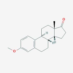 molecular formula C19H24O2 B101711 (8R,9S,13S,14R)-3-methoxy-13-methyl-7,8,9,11,12,14,15,16-octahydro-6H-cyclopenta[a]phenanthren-17-one CAS No. 17748-69-5