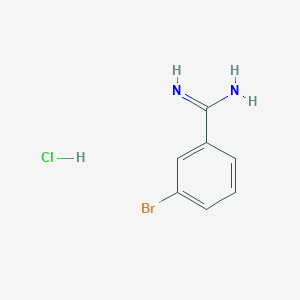 molecular formula C7H8BrClN2 B101722 3-Bromobenzamidine hydrochloride CAS No. 16796-52-4