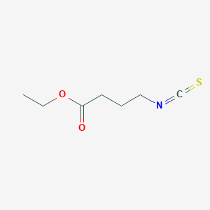 molecular formula C7H11NO2S B101737 4-异硫氰基丁酸乙酯 CAS No. 17126-65-7