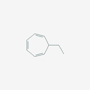 molecular formula C9H12 B101742 7-Ethyl-1,3,5-cycloheptatriene CAS No. 17634-51-4