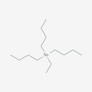 molecular formula C14H32Sn B101750 Stannane, tributylethyl- CAS No. 19411-60-0
