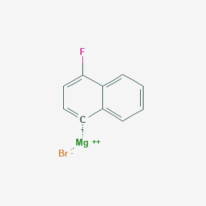 molecular formula C10H6BrFMg B101751 4-Fluoro-1-naphthylmagnesium bromide CAS No. 17318-06-8