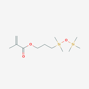 molecular formula C12H26O3Si2 B101774 3-(五甲基二硅氧基)丙基甲基丙烯酸酯 CAS No. 18151-85-4