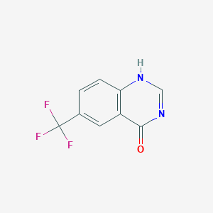 molecular formula C9H5F3N2O B101775 6-(三氟甲基)喹唑啉-4(1H)-酮 CAS No. 16544-67-5