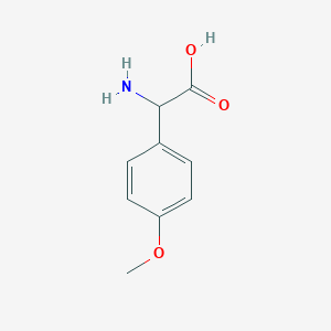 molecular formula C9H11NO3 B010178 2-Amino-2-(4-methoxyphenyl)acetic acid CAS No. 19789-59-4