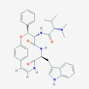 molecular formula C35H39N5O4 B101787 Integerrine CAS No. 18397-13-2