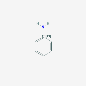 molecular formula C6H7N B101788 (1-~13~C)Aniline CAS No. 18960-62-8