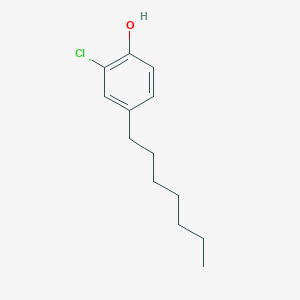 molecular formula C13H19ClO B101789 2-Chloro-4-heptylphenol CAS No. 18979-96-9