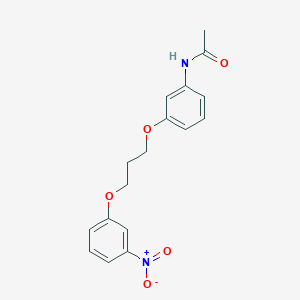 molecular formula C17H18N2O5 B101793 N-[3-[3-(3-nitrophenoxy)propoxy]phenyl]acetamide CAS No. 19223-13-3