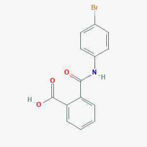 molecular formula C14H10BrNO3 B101802 2-[(4-Bromophenyl)carbamoyl]benzoic acid CAS No. 19336-83-5