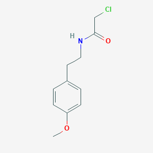 molecular formula C11H14ClNO2 B101804 2-氯-N-[2-(4-甲氧基苯基)乙基]乙酰胺 CAS No. 17639-50-8